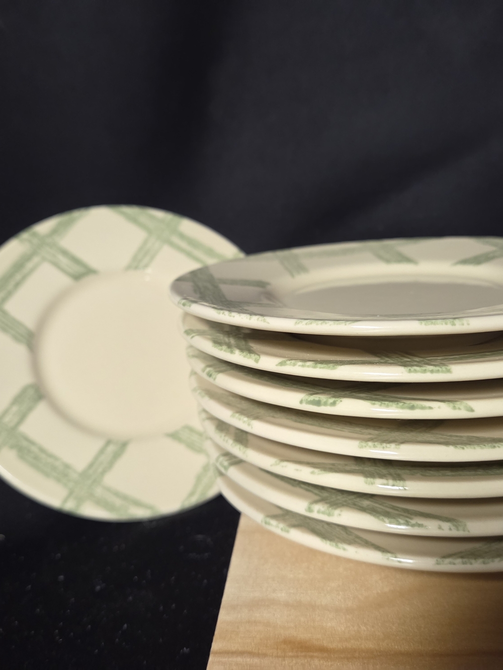 Set of 8 Pfalzgraff Garden Party Impressions Saucers